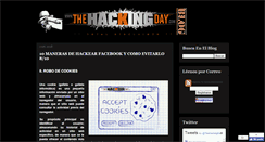 Desktop Screenshot of blog.thehackingday.com