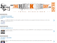Tablet Screenshot of blog.thehackingday.com